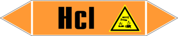 Маркировка трубопровода "hcl" (k11, пленка, 358х74 мм)" - Маркировка трубопроводов - Маркировки трубопроводов "КИСЛОТА" - . Магазин Znakstend.ru